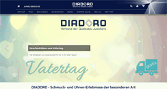 Desktop Screenshot of diadoro.at